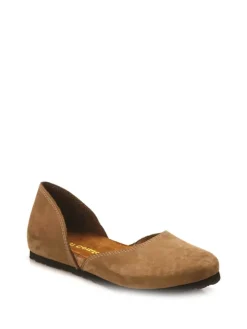 Leder-Ballerinas in Sand