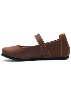Leder-Ballerinas 
