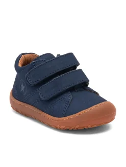 Leder-Barfußschuhe "Hale" in Dunkelblau