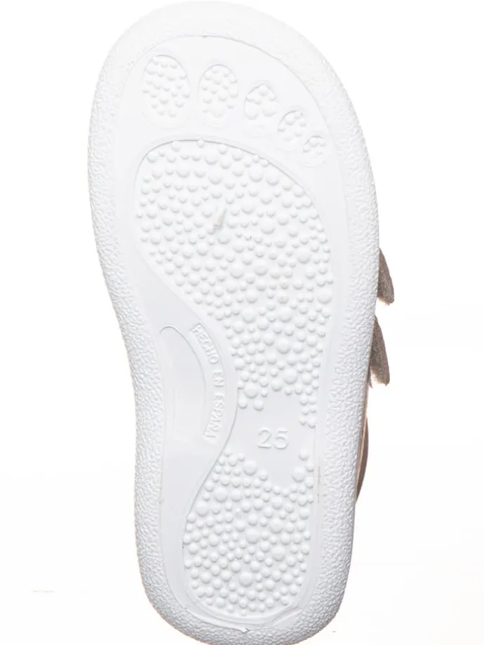 Leder-Barfußschuhe in Beige