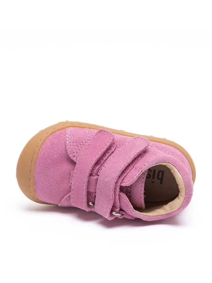 Leder-Barfußschuhe in Pink