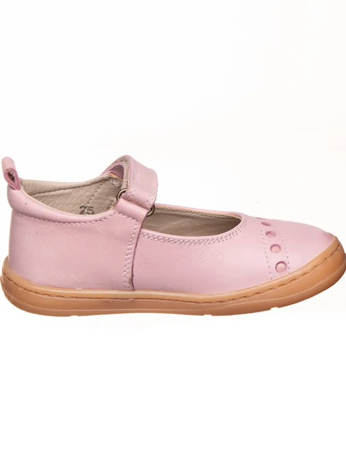 Leder-Barfußschuhe in Rosa