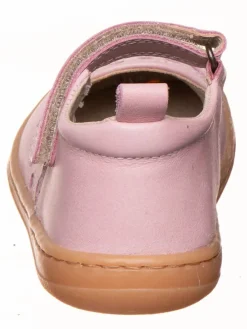 Leder-Barfußschuhe in Rosa
