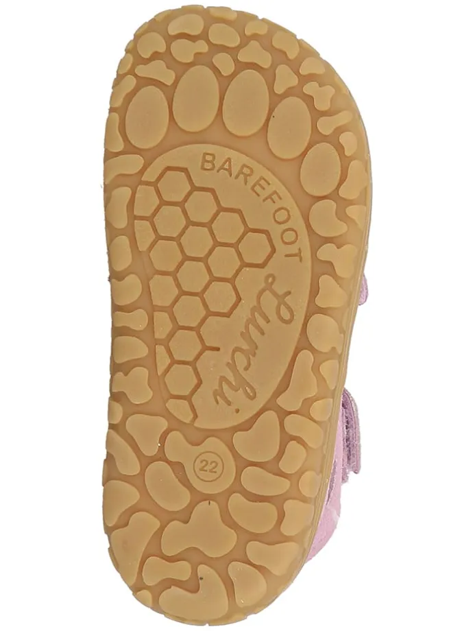 Leder-Barfußschuhe "Nando" in Rosa