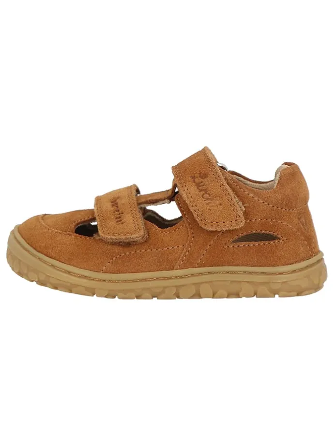Leder-Barfußschuhe "Nando" in Hellbraun