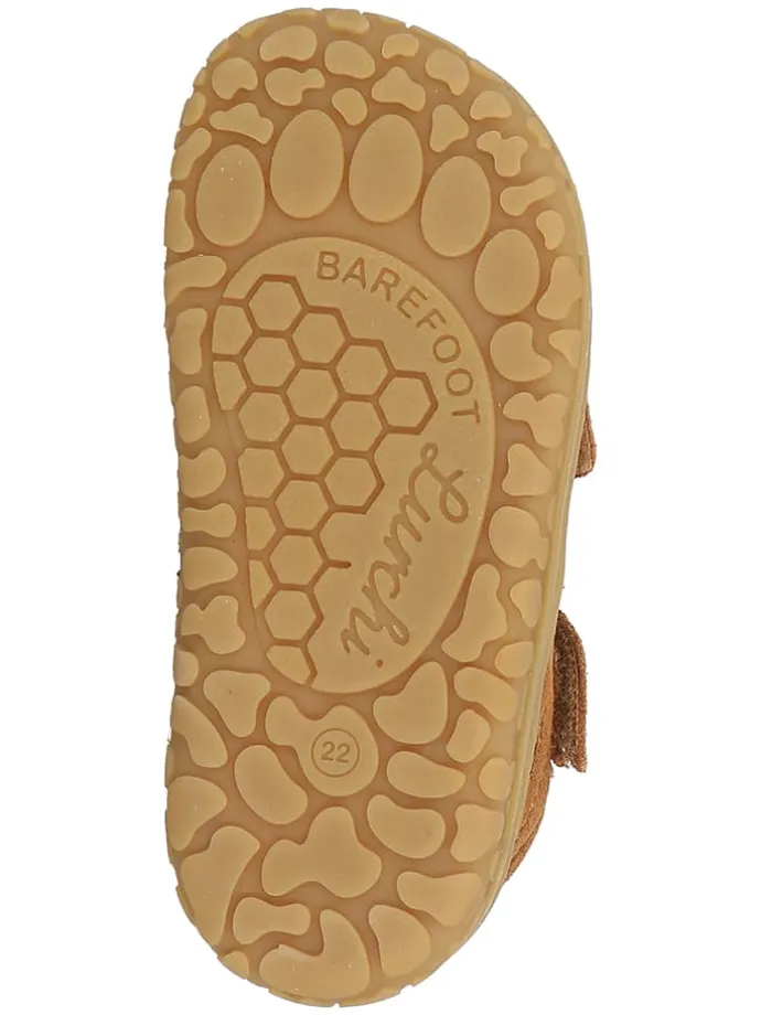 Leder-Barfußschuhe "Nando" in Hellbraun