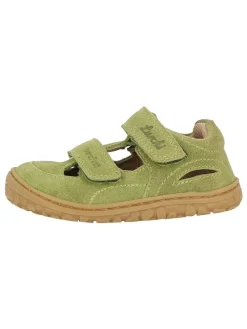 Leder-Barfußschuhe "Nando" in Khaki