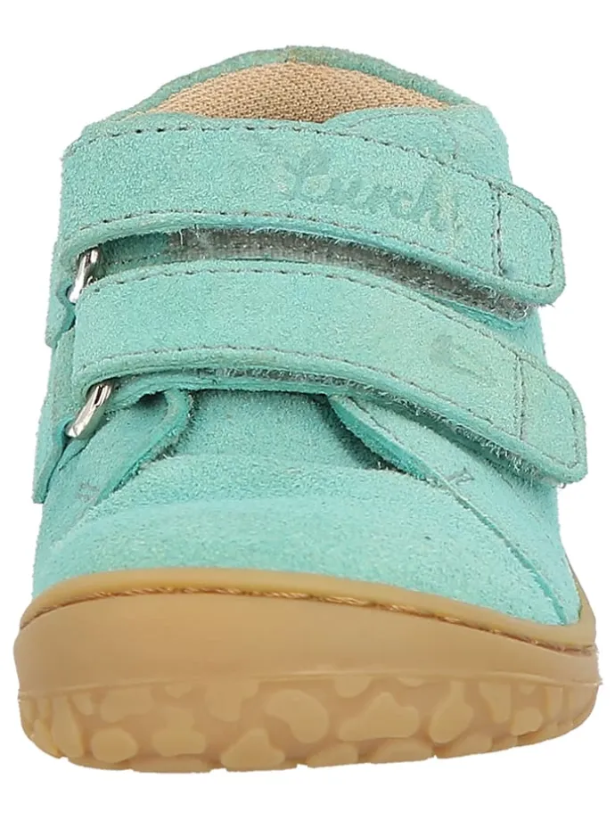 Leder-Barfußschuhe "Norik" in Türkis