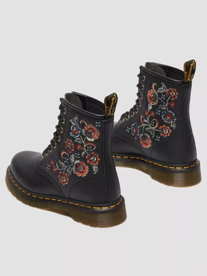 Leder-Boots "1460 Vonda" in Schwarz/ Bunt