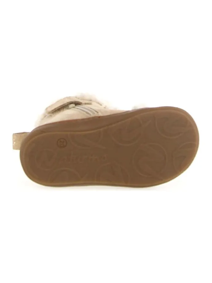Leder-Boots "Bebay" in Beige