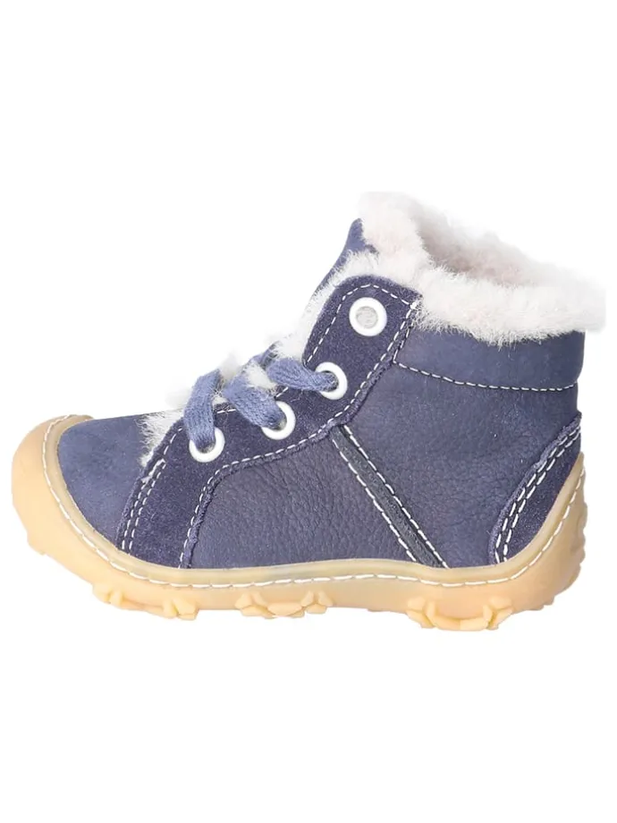 Leder-Boots "Elia" in Blau