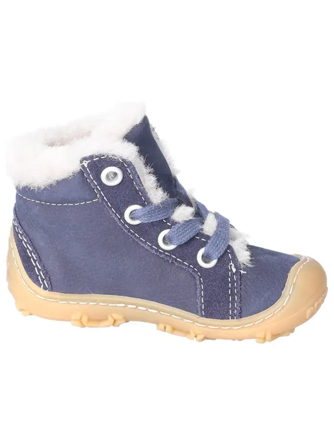 Leder-Boots "Elia" in Blau