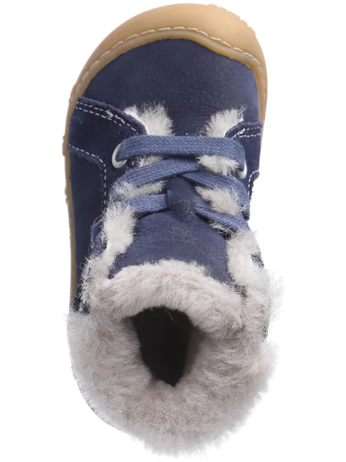 Leder-Boots "Elia" in Blau