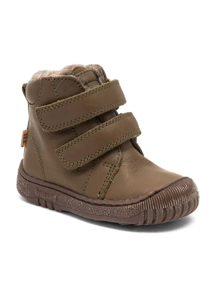 Leder-Boots ''Evon'' in Khaki