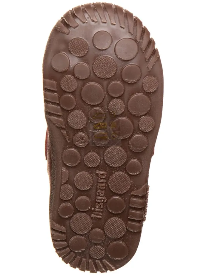 Leder-Boots "Gorm" in Bordeaux