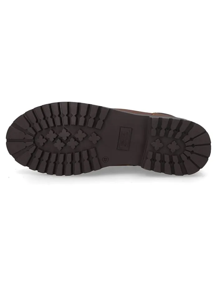 Leder-Boots in Braun