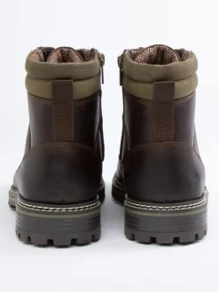 Leder-Boots in Braun