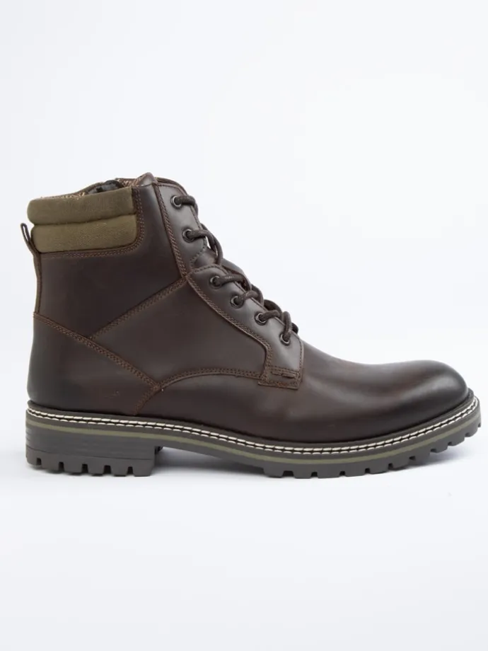 Leder-Boots in Braun