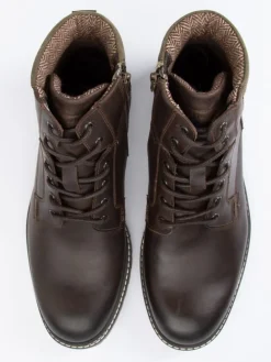Leder-Boots in Braun