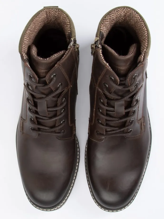 Leder-Boots in Braun