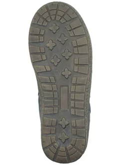 Leder-Boots in Dunkelblau