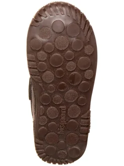 Leder-Boots  in Dunkelblau/ Braun