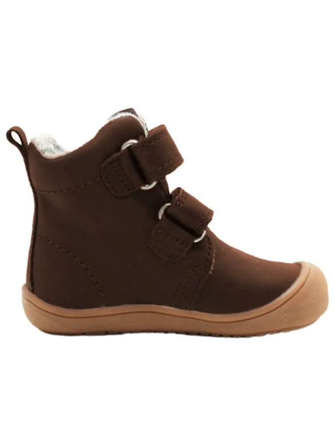 Leder-Boots in Dunkelbraun
