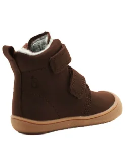 Leder-Boots in Dunkelbraun