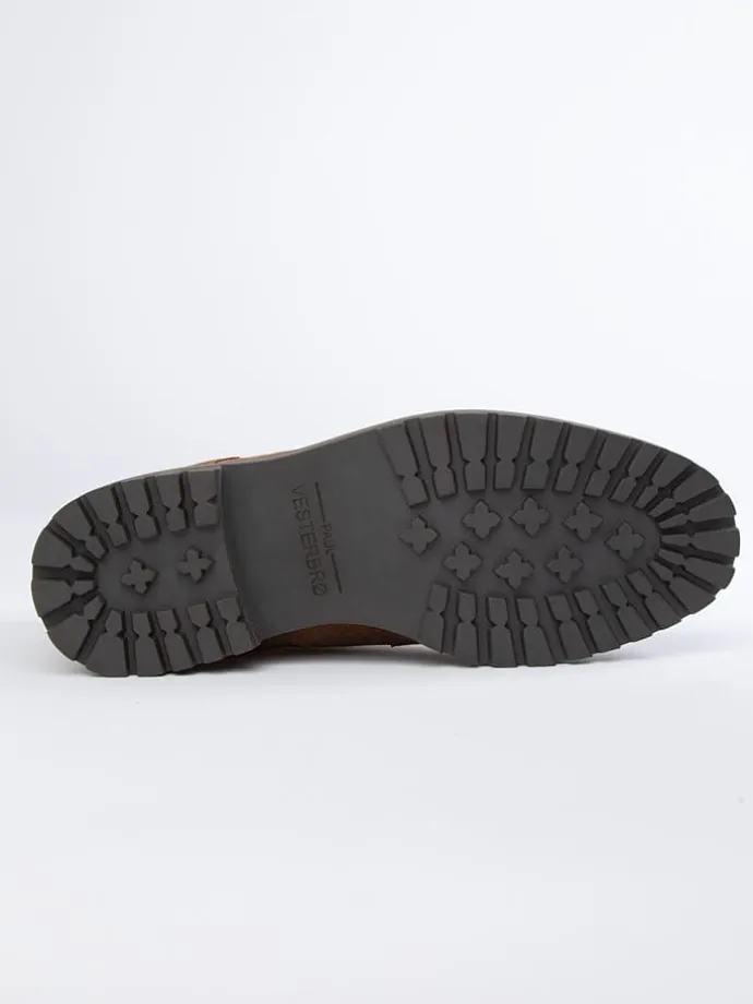 Leder-Boots in Hellbraun