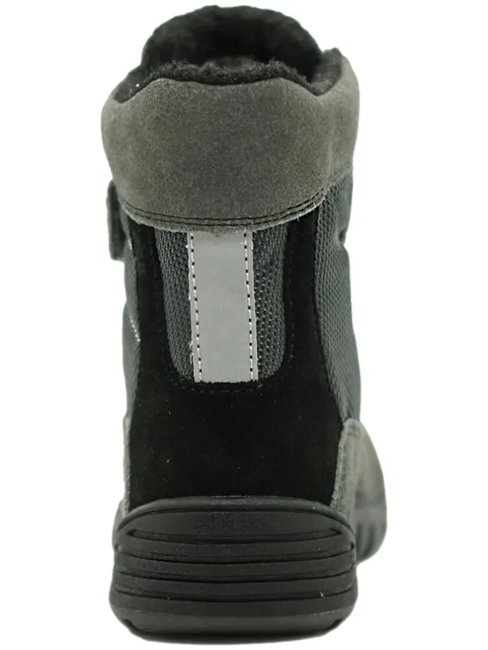 Leder-Boots in Khaki