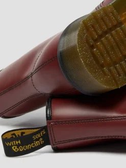 Leder-Boots in Rot