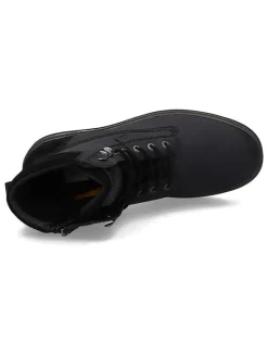 Leder-Boots in Schwarz