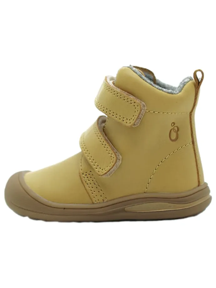 Leder-Boots in Senf