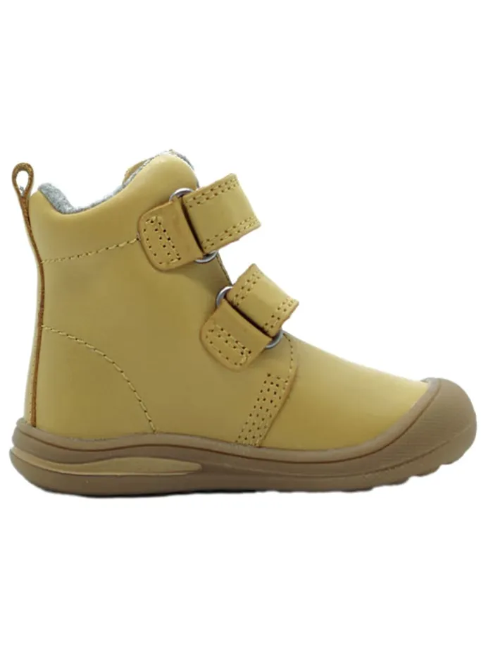 Leder-Boots in Senf