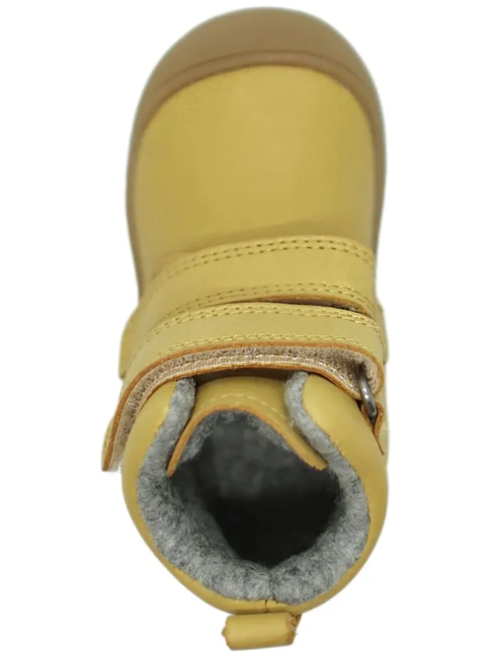 Leder-Boots in Senf