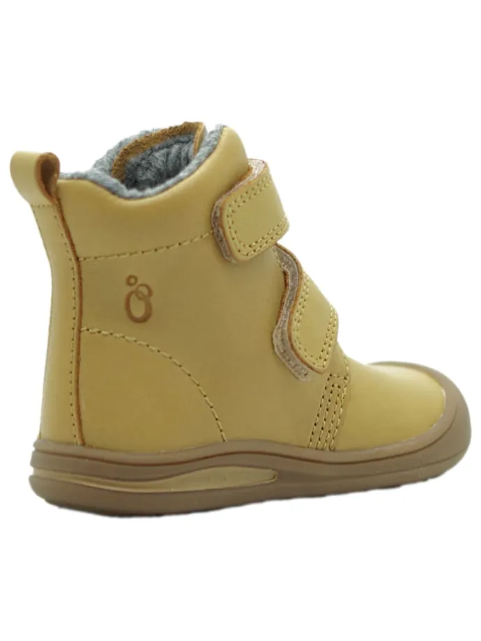 Leder-Boots in Senf