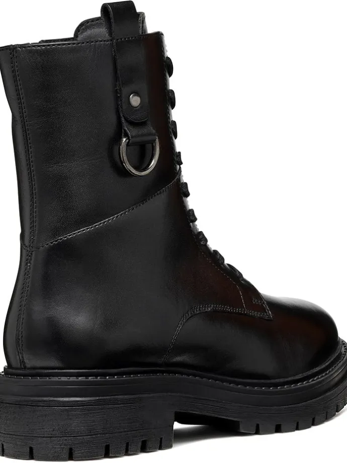 Leder-Boots "Iridea" in Schwarz