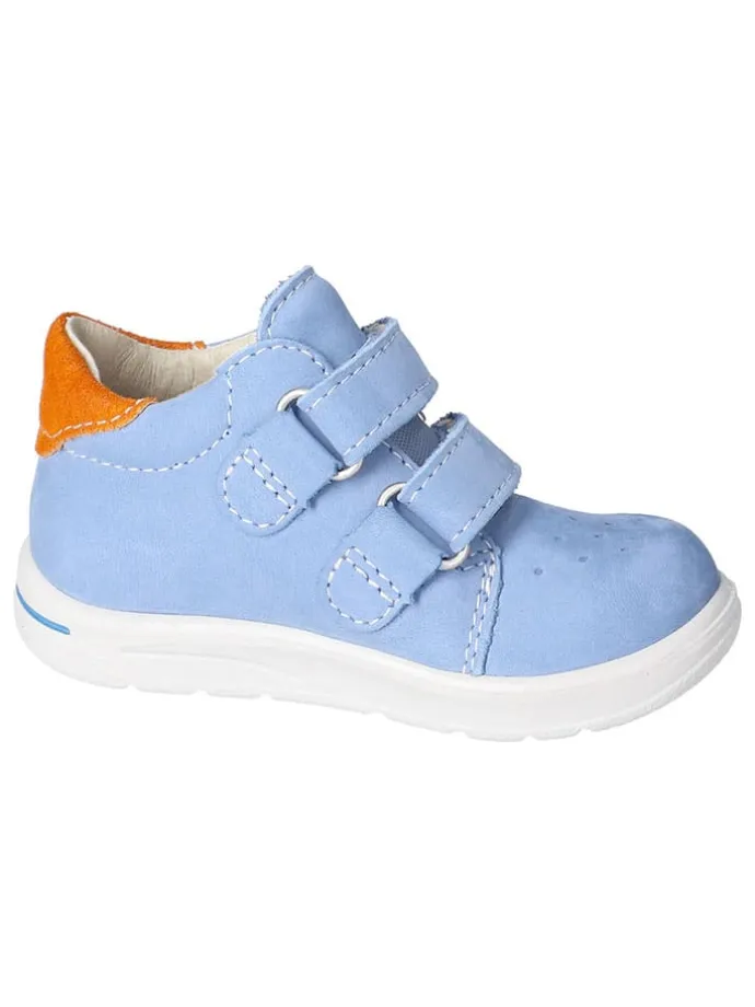 Leder-Boots "Laas" in Hellblau