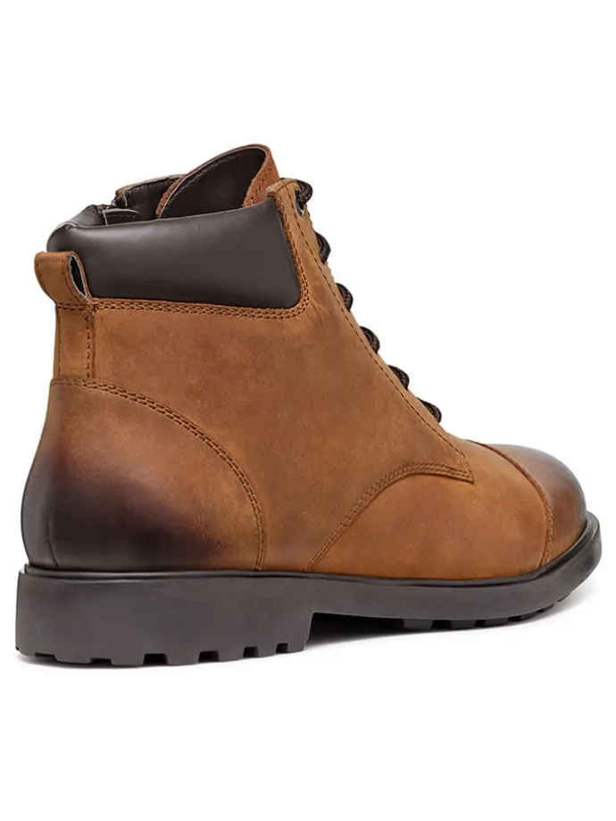 Leder-Boots "Rhadalf" in Hellbraun