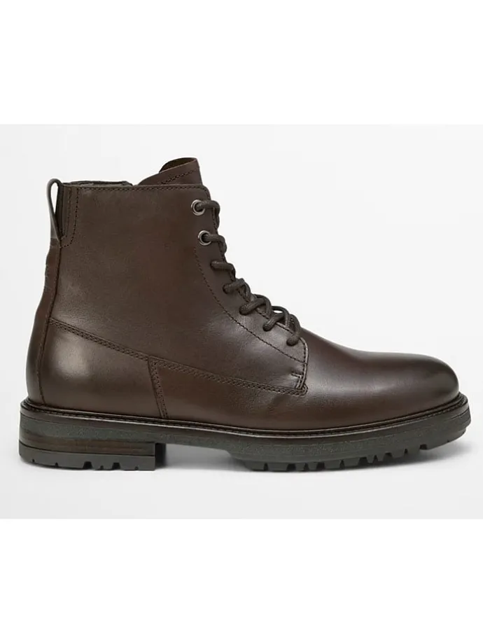 Leder-Boots "Rony" in Braun