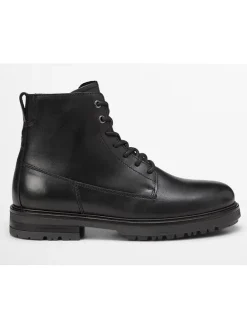 Leder-Boots "Rony" in Schwarz
