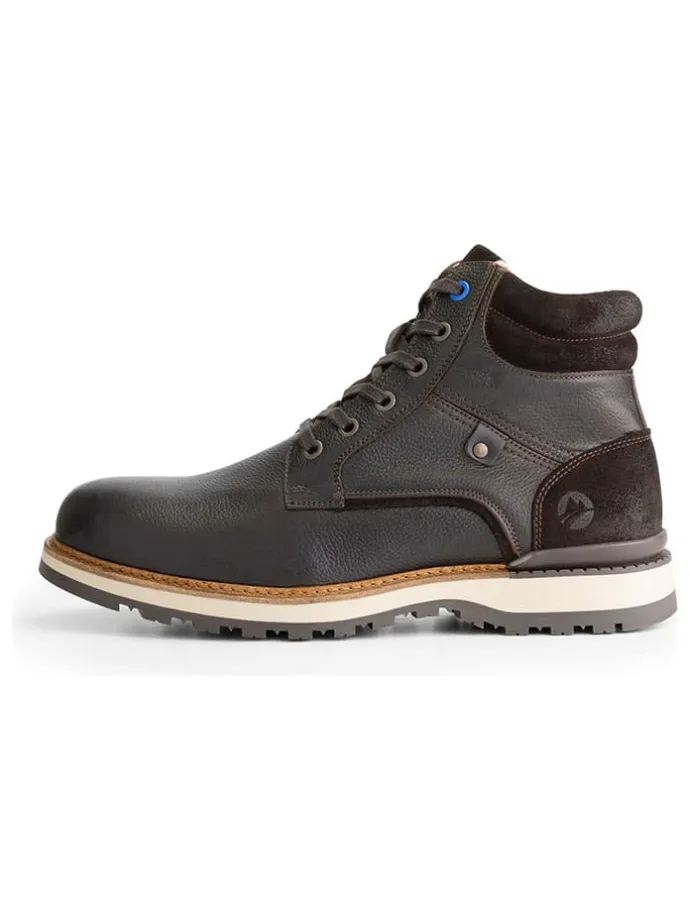 Leder-Boots "Sundby" in Braun