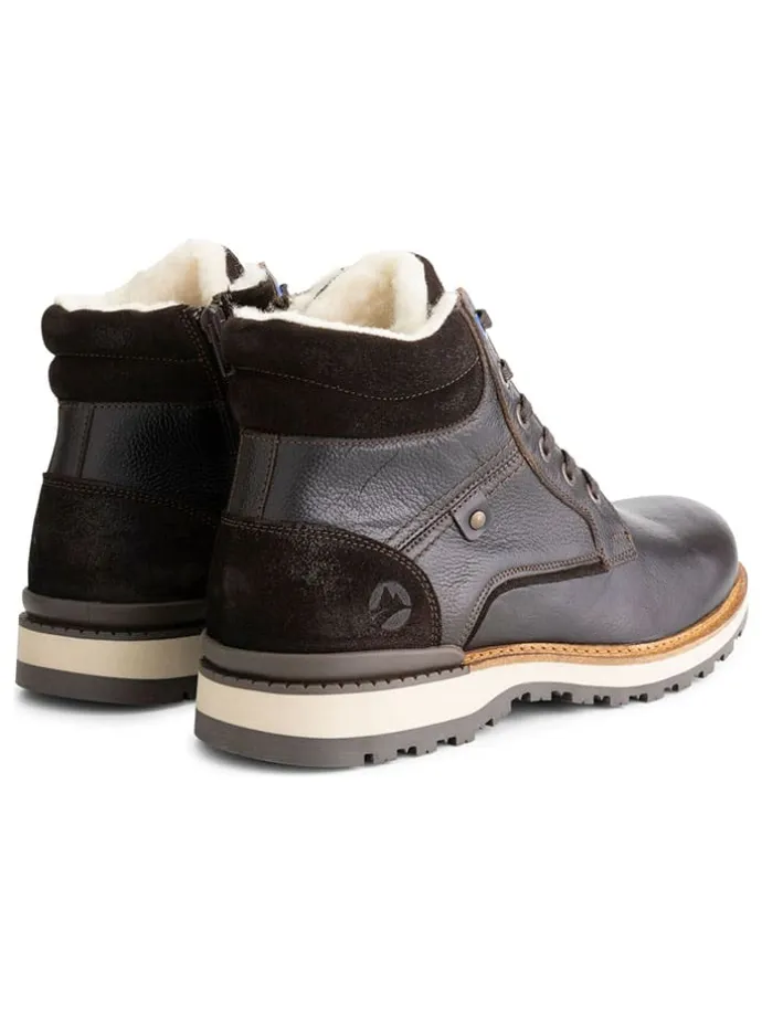 Leder-Boots "Sundby" in Braun