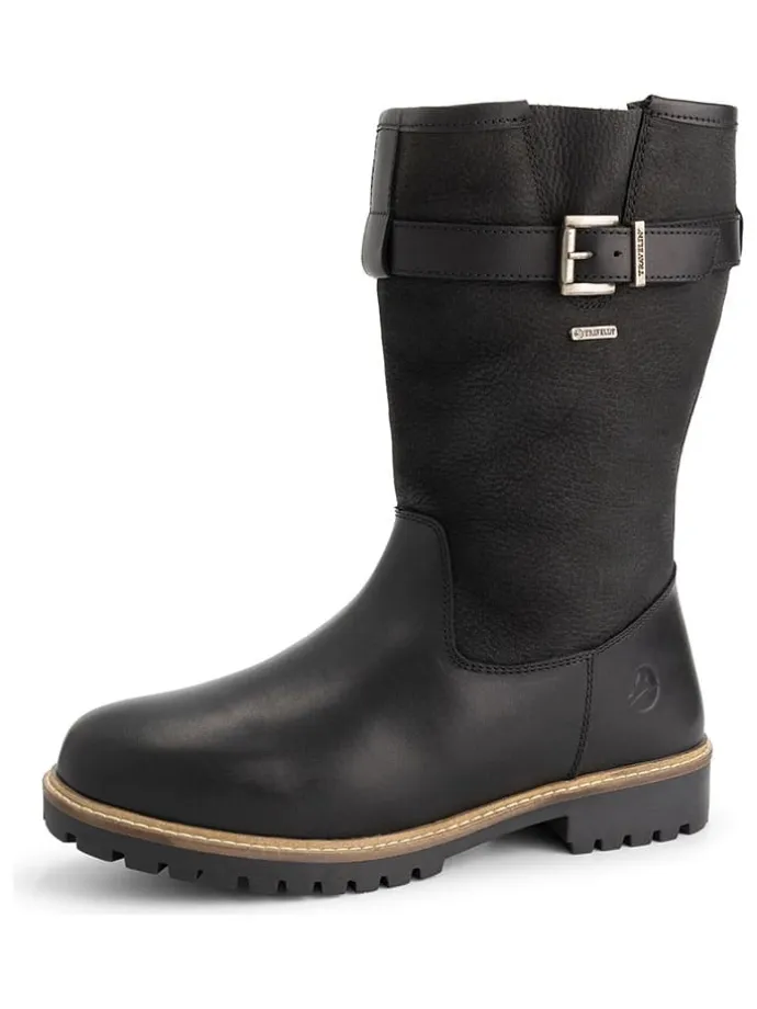 Leder-Boots "Troms" in Schwarz