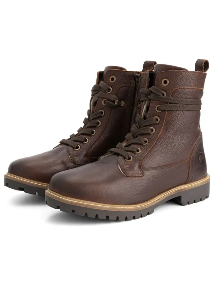 Leder-Boots "Trongsberg" in Braun