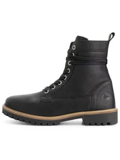 Leder-Boots "Trongsberg" in Schwarz