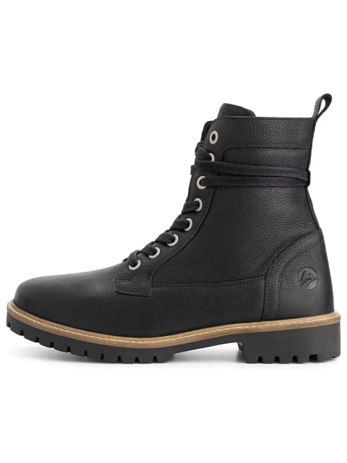 Leder-Boots "Trongsberg" in Schwarz