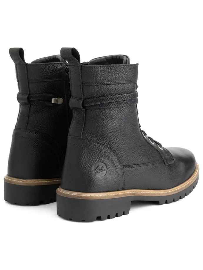 Leder-Boots "Trongsberg" in Schwarz