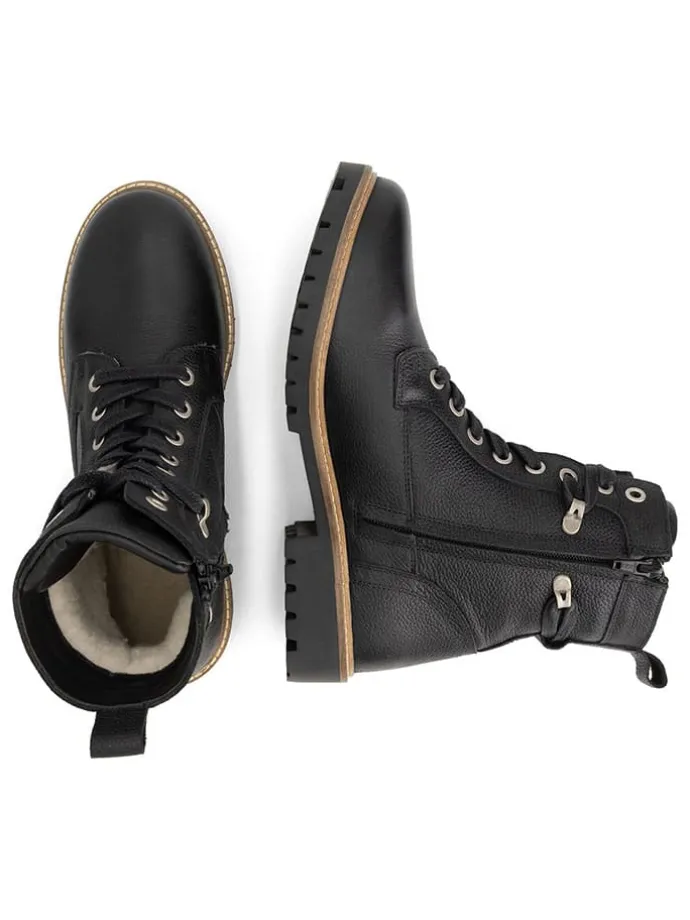 Leder-Boots "Trongsberg" in Schwarz