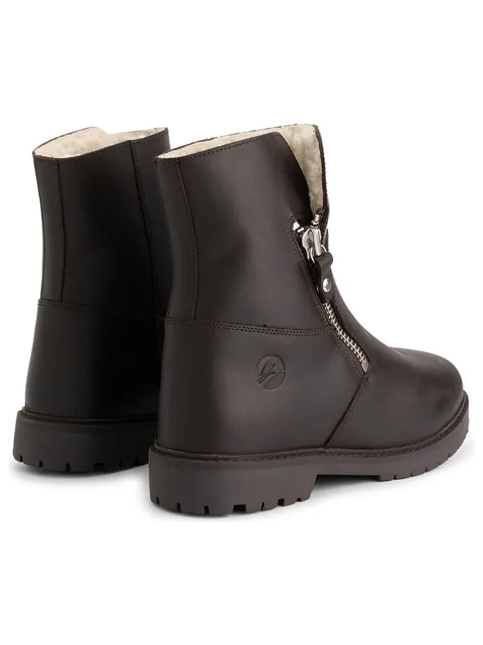 Leder-Boots "Vaerum" in Braun
